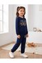 Cute Printed Girls' Set 4 Seasons Printed Set Rejener 3*12 Years Old Cut - 4