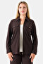 50194Ts Bi̇tter Zippered Knitted Jacket