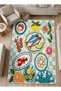 Sdt Mixed Patterned Modern Woven Base Decorative Carpet Sdtamor1521 - 2