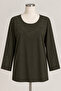 Women's Clover Mother Blouse with Stone Embellishments on Collar and Sleeves