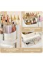 Makeup Organizer with Drawers, Rotating Cosmetic Brush Holder, Countertop Storage for Vanity, Bathro - 2