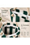 Zippered Gabardine Women's Shoulder Bag 50X40 cm – Large Size Striped Rope Handle Beach and Daily Bag - 2