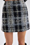 Lureksli Curly Tweed Mini Skirt - 4