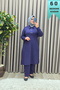 Women's Clothing Plus Size Collar and Side Snap Button Pants Set
