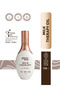 Milk Therapy Oil 120 ml – Skin & Hair Care Oil with Vitamin E and Herbal Extracts & Bronzy Glow Round Foundation Brush Nasbrush0247 - 2