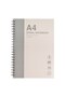 Caiet A4 Matematica Bej Gri cu 2 Subiecte & Spirala - 80F