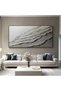 Minimalist Textured Abstract Canvas Print – Large Neutral Wall Art, Modern Wabi-Sabi on Canvas for Living Room & Bedroom Decor 60x120 Gallery Wirapped - 4