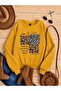 3 Yarn Combed Cotton Love Is Wild Printed Unisex Children's Crewneck Sweat Qs1