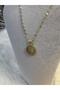 Zodiac Sign Pendant Sedefli̇ Necklace 316L Stainless Gold “Anti-Allergic” Stylish Elegant