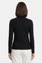 Black-White Women's Half Turtleneck Long Sleeve Body/Blouse - Pack of 2 - 3