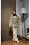Velvet Collar Oversized Women's Jacket Trench Coat Compatible with Hijab