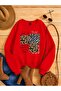 3 Yarn Combed Cotton Love Is Wild Printed Unisex Children's Crewneck Sweat Qs1