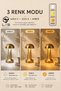 Ct-8428 Mushroom Table Lamp Touchable 3 Colors - 3