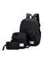 3-Piece Composite Bag Set Black
