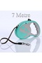 Automatic Retractable Dog Leash 7 Meters - 30 kg Capacity with Tpe Non-Slip Handle (Turquoise)