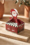 Unisex Santa Claus Boxed Cotton Socks Green - 2
