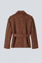 Women's Stoned Vegan Suede Jacket - 5