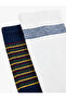 Cotton 2-Piece Striped Socks Set - 3