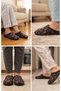 Winter Women's Home Slippers.Women's Guest House Slippers.Winter Home Slippers.Winter Slippers with Bird Pattern for Women. - 4