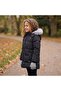 Girls' Winter Inflatable Coat Water-Repellent Cold-Proof Fur-Coated - 3