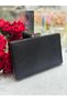 Women's Thick Heeled Glittery Evening Dress Shoes and Bag Set - 2