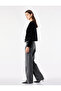 Slim Fit Padded Crew Neck Long Sleeve Velvet Jacket with Fancy Buttons - 3