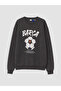 Vizyon New Season Anthracite Printed Boys' Thick Sweatshirt - 2