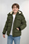 Boys' Winter Memory Fabric Hooded Comfortable Fleece Lined Thick Coat - 6