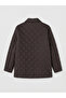 Lcw Grace Brown Shirt Collar Quilted Women's Puffer Coat - 7