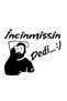 You'Re Distressed, Right? Auto Special New Sticker Black 25*20 cm