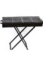 Portable Folding Charcoal BBQ Grill with Adjustable Air Vent, Black - 60 cm - 2