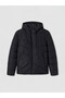 Vizyon New Season Black Regular Fit Hooded Men's Puffer Jacket - 6