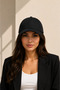 Women's Suede Look Adjustable Baseball Cap - 8