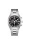 Silver Men's Wristwatch |   43mm Stainless Steel Case, Black Dial - 7