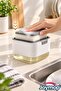Detergent Container, Sponge Holder, Pump, Dishwashing Sponge Apparatus, Liquid Soap Dispenser - 3
