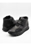 Black Genuine Leather Orthopedic Comfort Casual Boots/Shoes with Velcro and Zipper