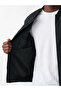 Özmarka New Season Black Regular Fit College Collar Men's Coat - 4