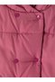 Özmarka New Season Plum Hooded Girl's Inflatable Coat - 2