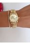 Steel Strap Calendar 2 Year Warranty 3 Atm Waterproof Women's Wristwatch + Bracelet Gift - 4