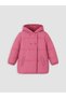 Özmarka New Season Plum Hooded Girl's Inflatable Coat