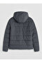 Vizyon New Season Anthracite Regular Fit Hooded Men's Puffer Jacket - 7