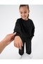 Girls' Winter Set, Top and Bottom Set, 3-Ply Thick Shardooned Sweat Suit, Stylish Model - 6