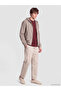Relax Fit Hooded Gabardine Men's Coat - 2