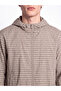 Relax Fit Hooded Gabardine Men's Coat - 3