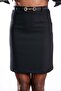 Black Slit Mini Skirt 17893 - 6
