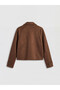 Oversize Girls' Suede Look Jacket - 2