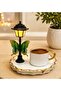 Design Premium Turkish Coffee Cup with Led Street Lamp