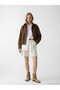Xsided high neck suede-look women's jacket - 2