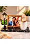 Photographed Design Led Street Lamp Porcelain Coffee Cup and Scented Candle Set - 2