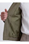 Ozmarka New Season Green Standard Fit Shirt Collar Men's Coat - 3